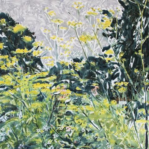 泰莎·格林·奥布莱恩的一幅植物和草药油画